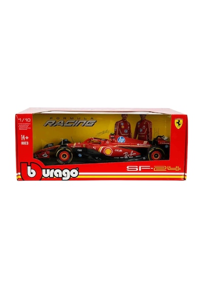 1:18 Ferrari Sf-24 Formula 1 Yarış Arabası Detaylı Metal Koleksiyon Modeli, 2024 Sezonu, Leclerc & Çok Renkli