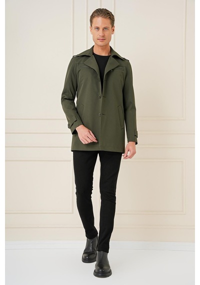 Efor Ka 086 Slim Fit Haki Spor Kaban Haki