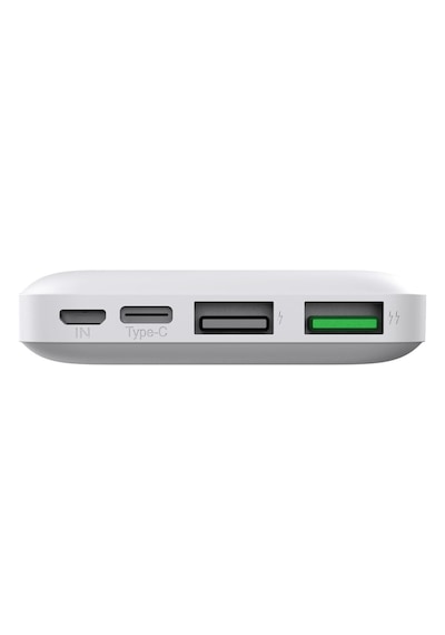 Polosmart Pbs123 10.000 Mah 1 Type-c 2 Usb Çıkışlı Taşınabilir Şarj Cihazı Powerbank Beyaz