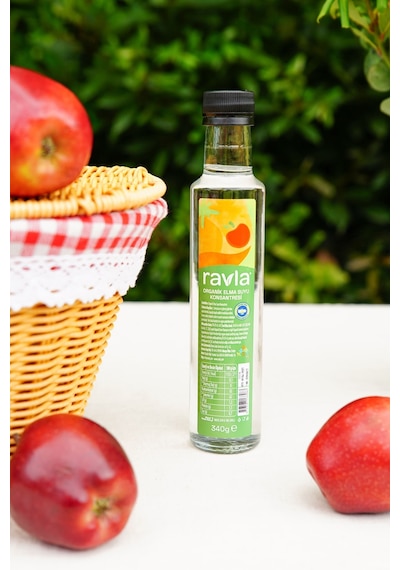 Ravla Organik Elma Suyu Konsantresi 340 G