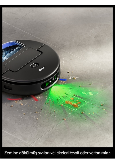 Dyson Spot+Scrub AI Islak ve Kuru Robot Süpürge Siyah