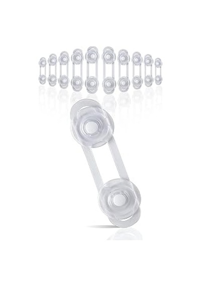 İdeal Baby 10 Adet Çok Amaçlı Dolap Çekmece Mobilya Kilidi Çocuk Bebek Güvenlik Emniyet Kayışı Çift