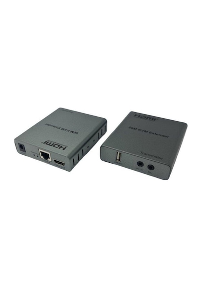 Herz 60metre Hdmı+usb+ır To Cat6 Kvm Extender