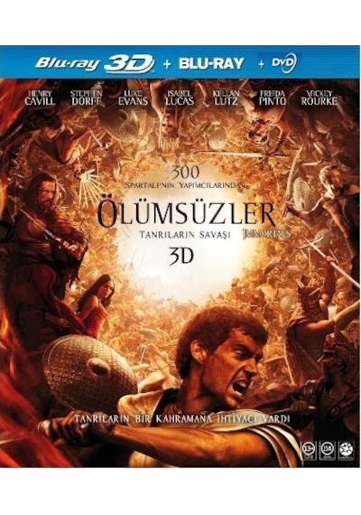Immortals - Ölümsüzler 3D Blu-Ray + Dvd