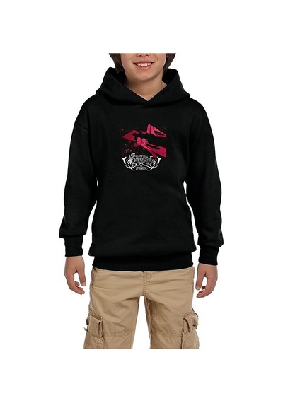 Zepplin Giyim Bullet for My Valentine The Poison Siyah Çocuk Kapşonlu Sweatshirt Siyah