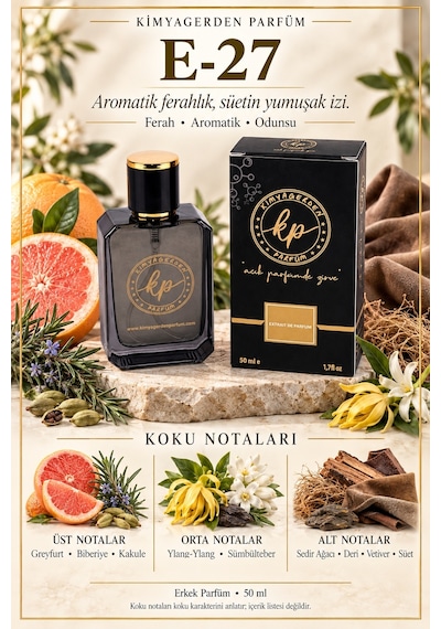 KP E-27 Erkek Parfüm EDP 50 ML