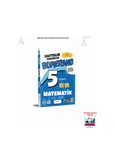 Günay 5. Sınıf Bumerang 32 Haftalık Matematik Denemeleri