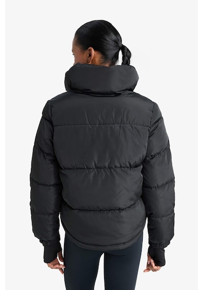 Defacto Defactofit Su Geçirmez Regular Fit Fermuarlı Mont Z1438az25wnbk81 Siyah