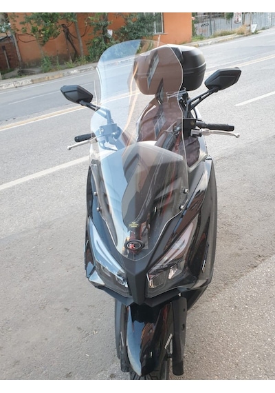 Motocam Kymco Xtown Ct 250 Ön Cam 2020-2026 Model 83cm Şeffaf Renkli 4mm Uzun