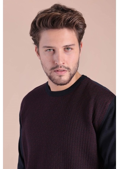 Ferraro Bisiklet Yaka Superfine Yün Kazak - Bordo Bordo (490433087) Bordo Ferraro Bisiklet Yaka Superfine Yün Kazak - Bordo Bordo (490433087) Bordo