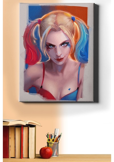 Webstyle Sayılarla Boyama Seti Kasnaklı Harley Queen 40 X 50 Cm