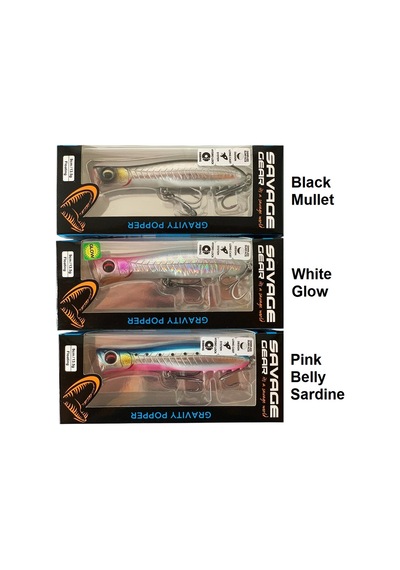 Savage Gear Gravity Popper 9cm 13.5gr Su Üstü Maket Balık