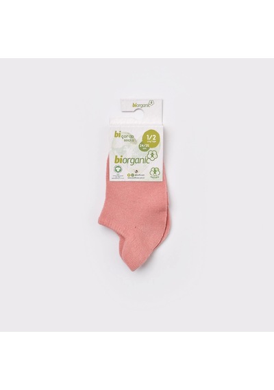 Bibaby Biorganic Sneakers Yaş Çocuk Çorabı 68457 Gül Kurusu 1 Adet Gül Kurusu