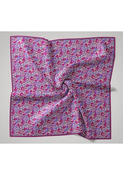 Silk Home Soft Eşarp 73091-06 Ekru, Çelik Mavi, Pembe, Mor