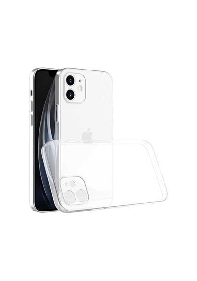 Apple Uyumlu iPhone 12 Kılıf Zore Blok Kılıf Renksiz