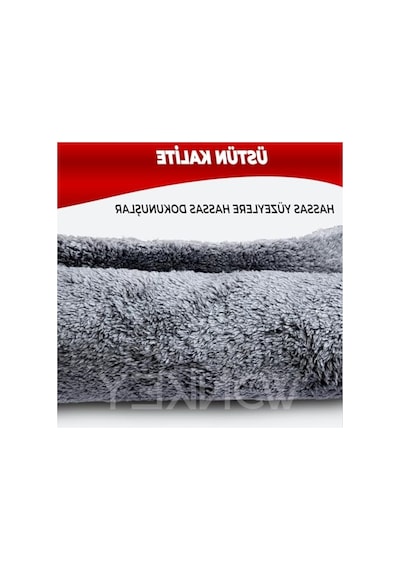 Mikrofiber Parlatma Havlusu - Kenarsız Tasarım İle Hassas Temizlik Açık Indigo