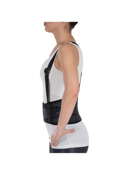 Wingmed Unisex Siyah Çalışma Korsesi SIYAH