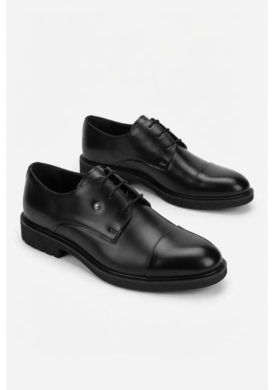 Pierre Cardin 702605 Siyah Açma Damat Ayakkabısı Takım Ayakkabısı Erkek Ayakkabı