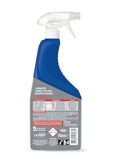 Ekstra Güçlü Kireç Çözücü Sprey 750 Ml
