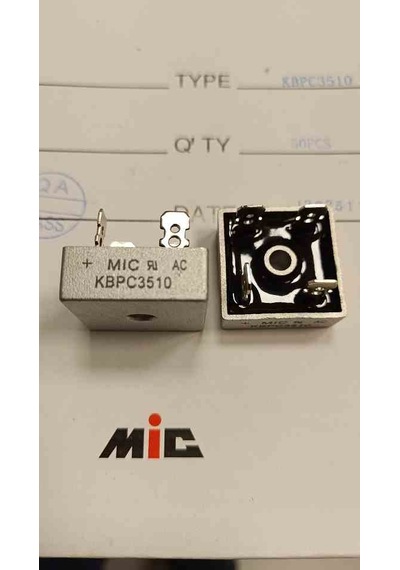 Kbpc3510 35a 1000v Mıc Köprü Diyot 9 Adet