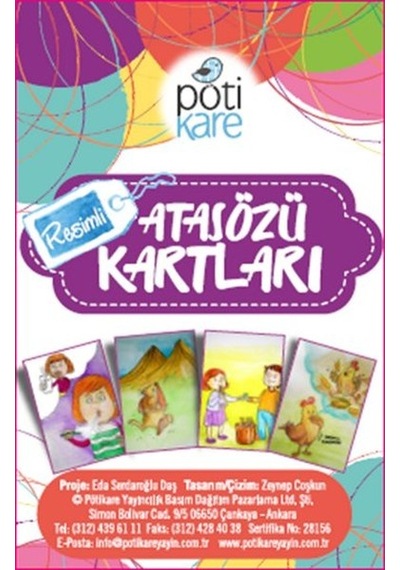 Resimli Atasözü Kartları- Pötikare Yayınları