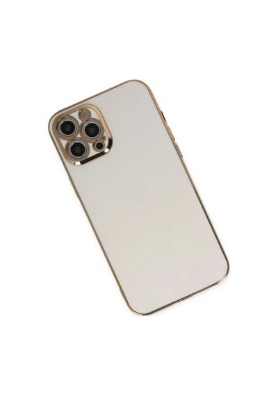 Apple, Uyumlu iPhone 12 Pro Max Kılıf Volet Silikon - Beyaz