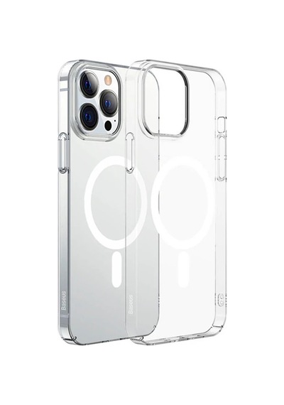 Baseus Crystal İphone 13 Pro Magsafe Silikon Kılıf + Tempered Ekran Koruyucu Set- 5775