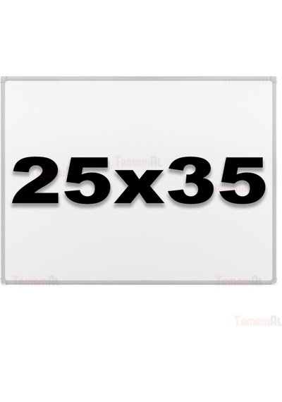 25 x 35 30 x 40 35 x 45 Akyazı Duvara Monte Laminat Beyaz Yazı Tahtası