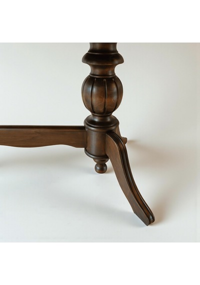 Elegansia Yemek Masası 170x100cm Sabit Oval Masa Kahverengi