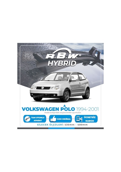 Volkswagen Polo Ön Silecek Takımı (1994-2001) RBW Hibrit