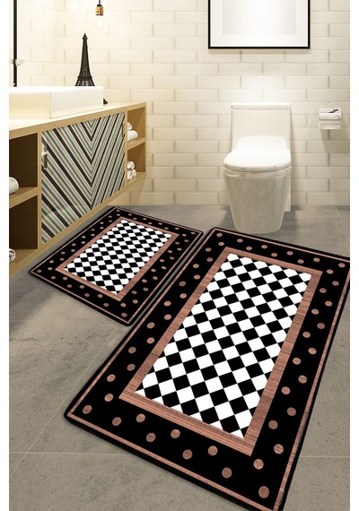 Chilai Home Panyhc 2'li Set Banyo Halısı Djt Renkli