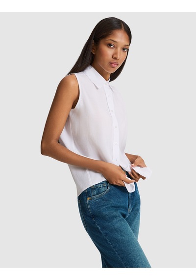 Pierre Cardin Kadın Beyaz Gömlek Kısa Kollu 50328644-vr013