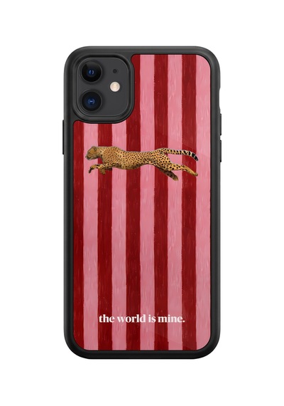 İphone 11 Uyumlu Çita Desenli Kamera Korumalı Darbelere Dayanıklı Kılıf 1189-çita-iphone11