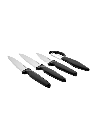 Dr. Inox Peel Set 4 Parça Bıçak Seti Siyah