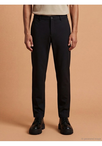 Lcw Vision Siyah Slim Fit Gabardin Erkek Pantolon