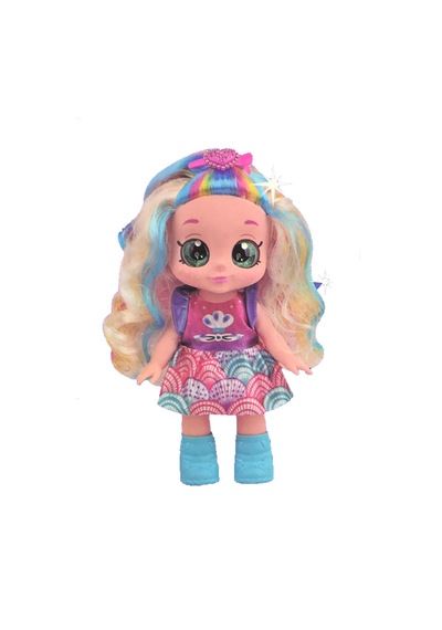 Sparkle Kids Bebek - Müzikli Renkli Saçlı Ve Elbiseli 30 Cm Bebe