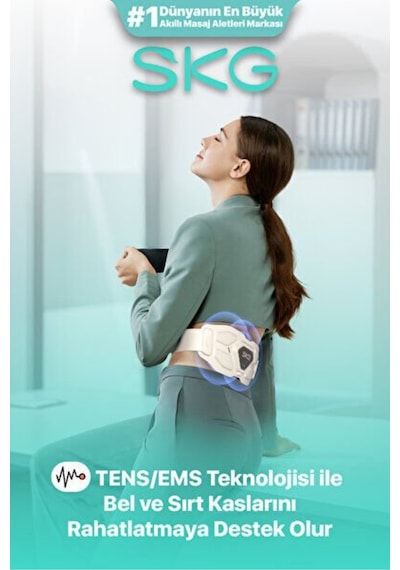 W9 Pro Tens-ems Akıllı Taşınabilir Bel Ve Sırt Masaj Aleti Mobil App, Isı Terapisi-termoterapi
