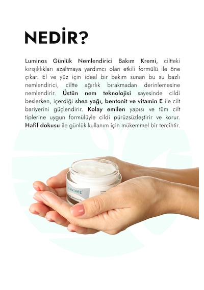 Luminos   Günlük Nemlendirici Bakım Kremi 50 ML