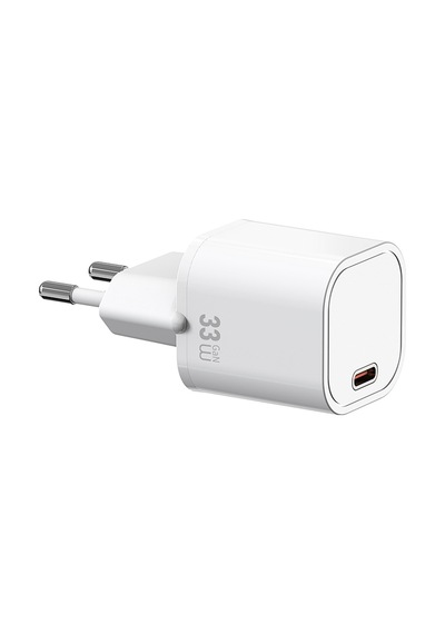 Wiwu Wi-g015 Cube Serisi Gan Tech Pd Hızlı Şarj Özellikli Mini Şarj Başlığı 33w Beyaz