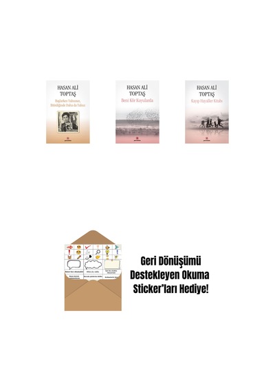 Başlarken Yalnızsın Bitirdiğinde Daha Da Yalnız + Beni Kör Kuyularda + Kayıp Hayaller Kitabı + Okuma Sticker'ları
