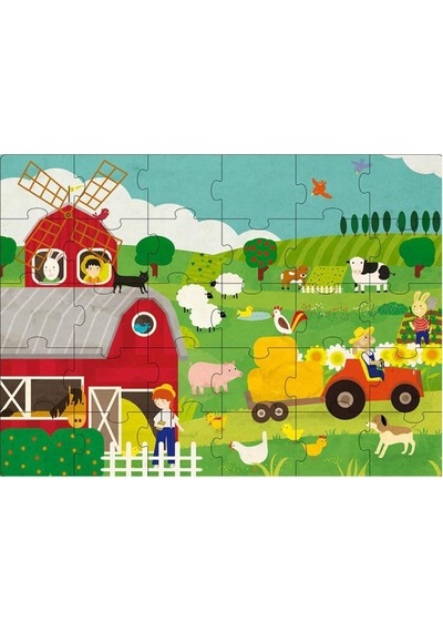 The Farm Giant Puzzle Canlı Renkler
