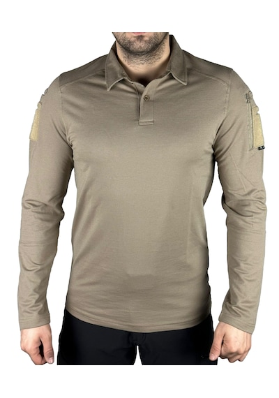 Ayz Outdoor Akn Bisiklet Yaka Uzun Kollu Taktik T-shırt Çok Renkli