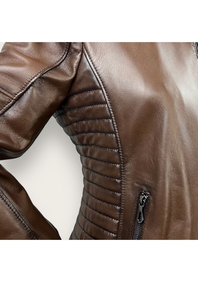 Always Leather Usta İşi Özel Dikim Ceket 1803440003 Kahverengi