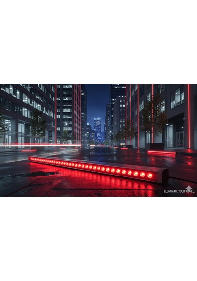 100cm 36w Led Duvar Boyama Wallwasher Kırmızı 220v