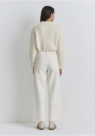 Mavi - Paloma Ekru Gabardin Pantolon 1010114-91330 Ekru