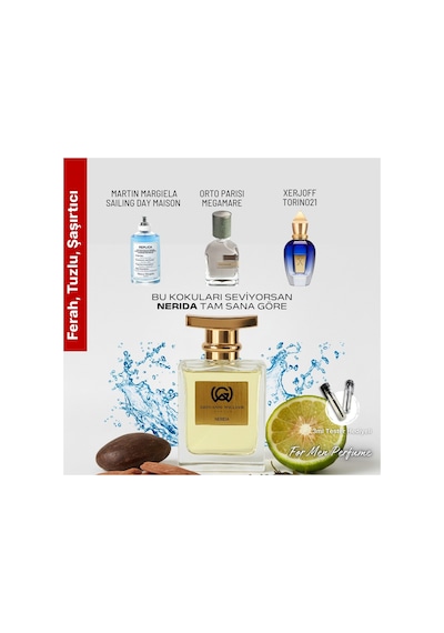Nerida V.2 Erkek Parfüm Yazlık Deniz Megamare Özel Çalışma Gü Fresh