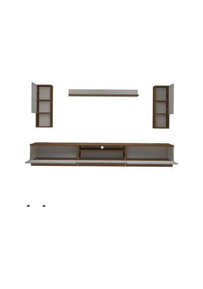 Decoraktiv Trendstyle 270da Slm Tv Ünitesi Tv Sehpası - Ceviz Beyaz Ahşap - Beyaz Decoraktiv Trendstyle 270da Slm Tv Ünitesi Tv Sehpası - Ceviz Beyaz Ahşap - Beyaz