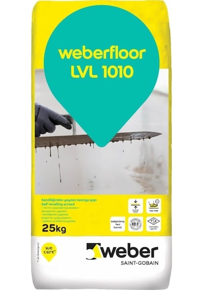 Weber Floor Lvl 1010 Akıllı Tesviye Şapı 25 Kg