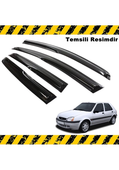 Ford Fiesta Mügen Cam Rüzgarlığı 1990 - 2002 Arası 4 Lü Set N11.5383