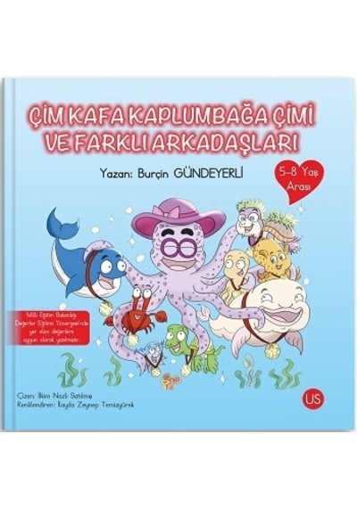Çim Kafa Kaplumbağa Çimi Ve Farklı Arkadaşları - Us Yayınları - B